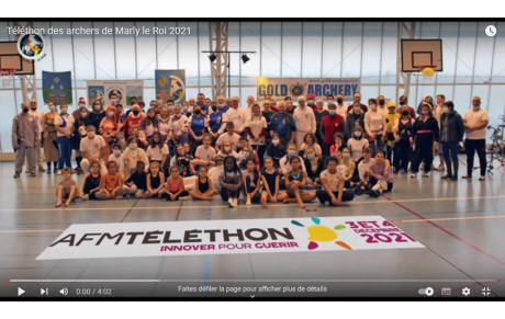 Téléthon tir à l'arc Marly le Roi 2/3 décembre