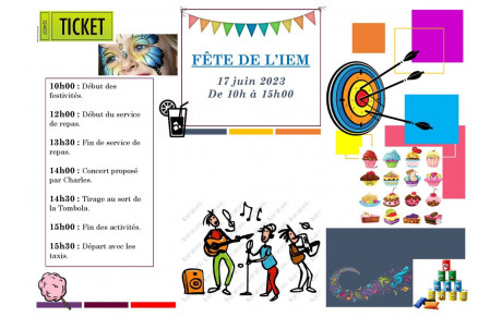 Fête de l'IEM (Fondation Mallet) à Richebourg